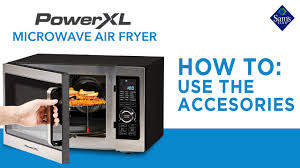 powerxl microwave air fryer using the