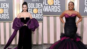 golden globes red carpet fashion is
