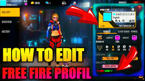 edit ff profile akash gaming