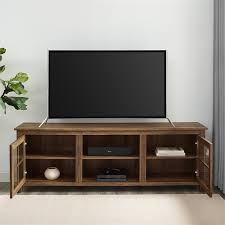 70 Farmhouse Mdf Tv Stand With Glass
