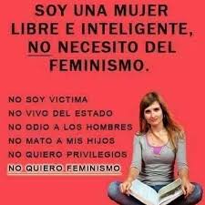 Resultado de imagen de mentiras del feminismo