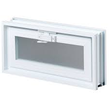 Who makes home depot windows? Clearly Secure 15 1 2 In X 7 3 4 In X 3 1 8 In Hopper Vent For Glass Block Windows Hv168a The Home Depot Glass Block Windows Glass Block Basement Windows Glass Block Window