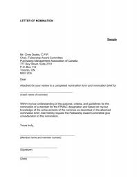 letter of nomination sle mr chris