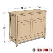 Diy Sideboard Cabinet Plans Fix This