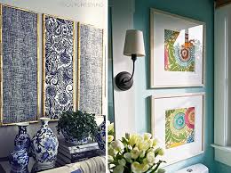 Ideas For Turning Fabric Into Wall Art