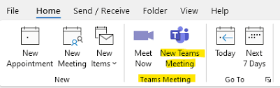 how to schedule meetings in ms teams