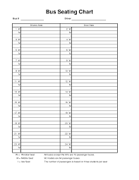 55 Passenger Bus Seating Chart Template Bedowntowndaytona Com