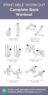 Complete Back Workout For Men From Workoutlabs Com Click