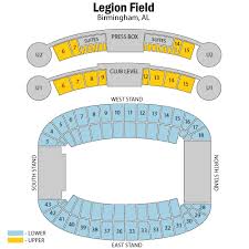Legion Field Stadium Birmingham Tickets Schedule