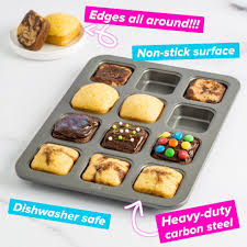 tasty 12 cup non stick brownie pan