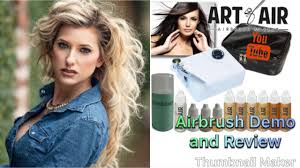 airbrush makeup review and demo you