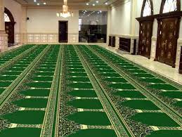 traditional mosque prayer carpets at
