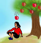 Image result for isaac newton and apple