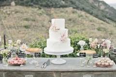 What kind of frosting is on wedding cakes?