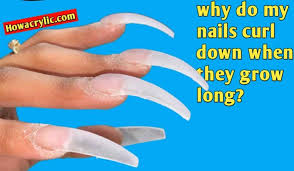 acrylic nails point upwards causes