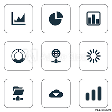 Vector Illustration Set Of Simple Information Icons