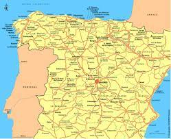 Une carte de l'escala générale, avec les différents quartiers; Carte Espagne Plan Espagne Routard Com