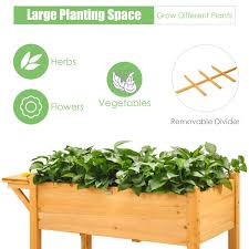 Elevated Planter Box Kit With 8 Grids