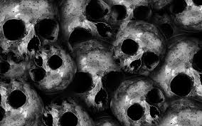 wallpaper 3840x2400 scary skulls dark