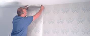 the wall technique to hang wallpaper