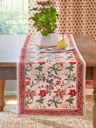 Country Cotton Table Runner Tropical