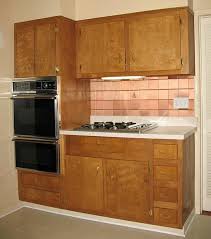 wood kitchen cabinets in the 1950s and
