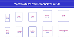 mattress sizes and dimensions eachnight