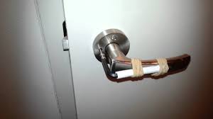 how to lock room door from outside and