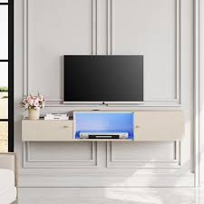 Floating 59 Tv Stand With Charging