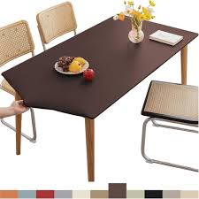 Leather Fitted Rectangular Tablecloth
