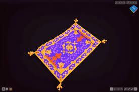 making a magic carpet from aladdin