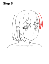 Free for commercial use no attribution required high quality images. How To Draw A Manga Girl With Short Hair 3 4 View Step By Step Pictures How 2 Draw Manga