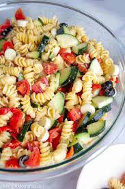 cold pasta salad with italian dressing