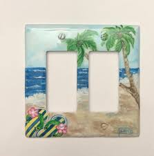 Decorative Tropical Light Switch Plates And Outlet Covers Flip Etsy