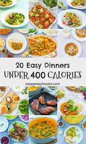 20 easy dinners under 400 calories