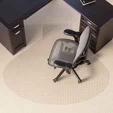 low pile chair mat for l shaped