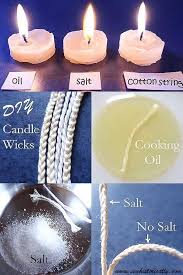 diy candle wicks with cotton string