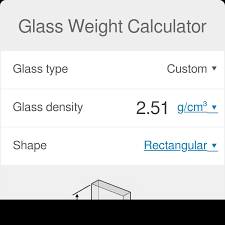 Glass Weight Calculator