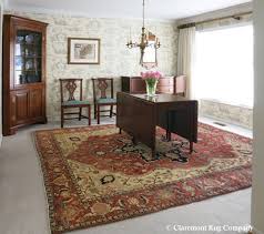 19th century serapi persian carpet in