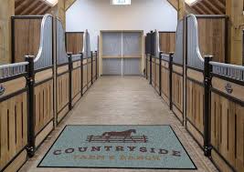 horse ranch home look with an equine rug