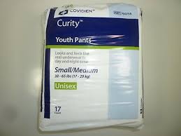 Covidien Curity Youth Pants Pull On Diapers Size Small
