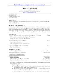 Entry Level Tax Accountant Resume Templates At