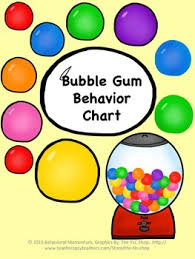 Bubble Gum Behavior Chart Behaviour Chart Bubble Gum