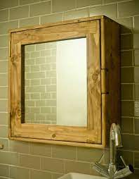 Bathroom Medicine Mirror Cabinet Rustic