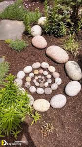 32 Surprising Stone Garden Decorating