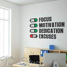 Focus Dedication Motivation On Excuses