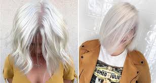 Teinture cheveux sans danger : Cheveux Blancs Nordiques La Nouvelle Coloration Hyper Platine