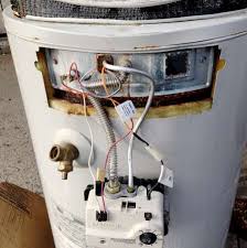 your water heater burner goes out here