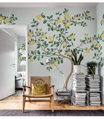 Lemon Trees Wall Mural Wall Decor