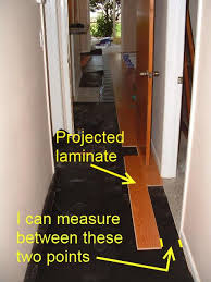 installing laminate down hallways from